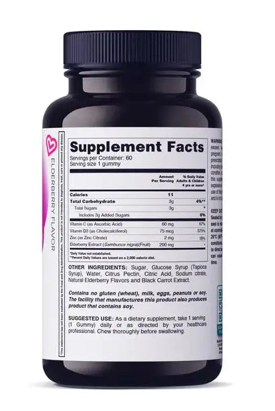 LIVS IMMUNE PLUS 6O ELDERBERRY GUMMIES My Store