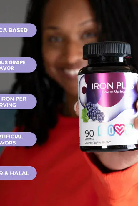 Livs Iron Plus Grape 90 Gummies My Store
