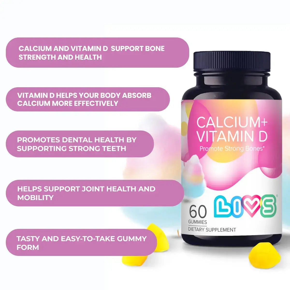 Calcium + Vitamin D LIVS PHARMA